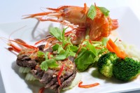 Surf & Turf at River Barge Restaurant