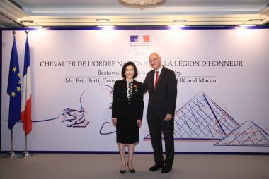 The French Republic Bestows Chevalier de L’Ordre National de la Légion d'Honneur on Ms. Pansy Ho