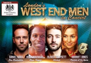 Four West End Superstars from London to Perform in Bangkok
